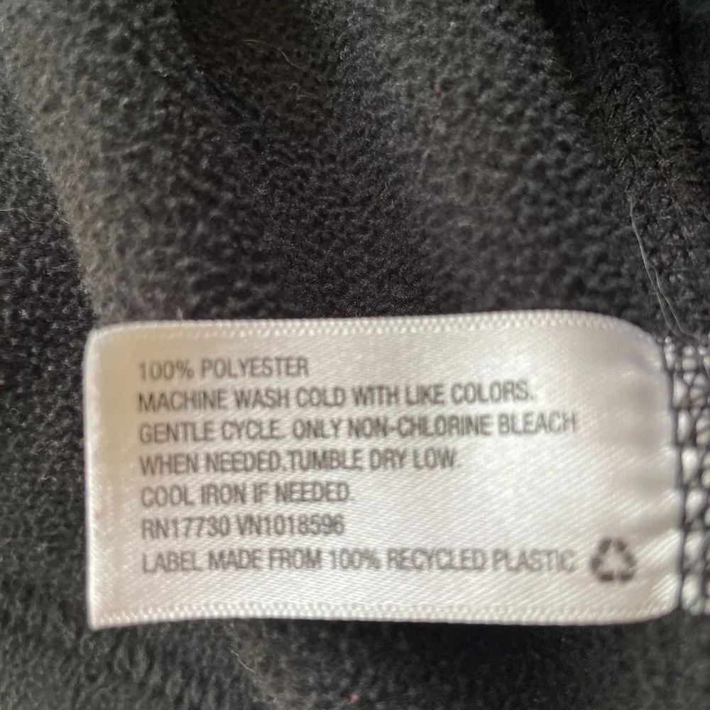 Merona Sz M Black Fleece Jacket